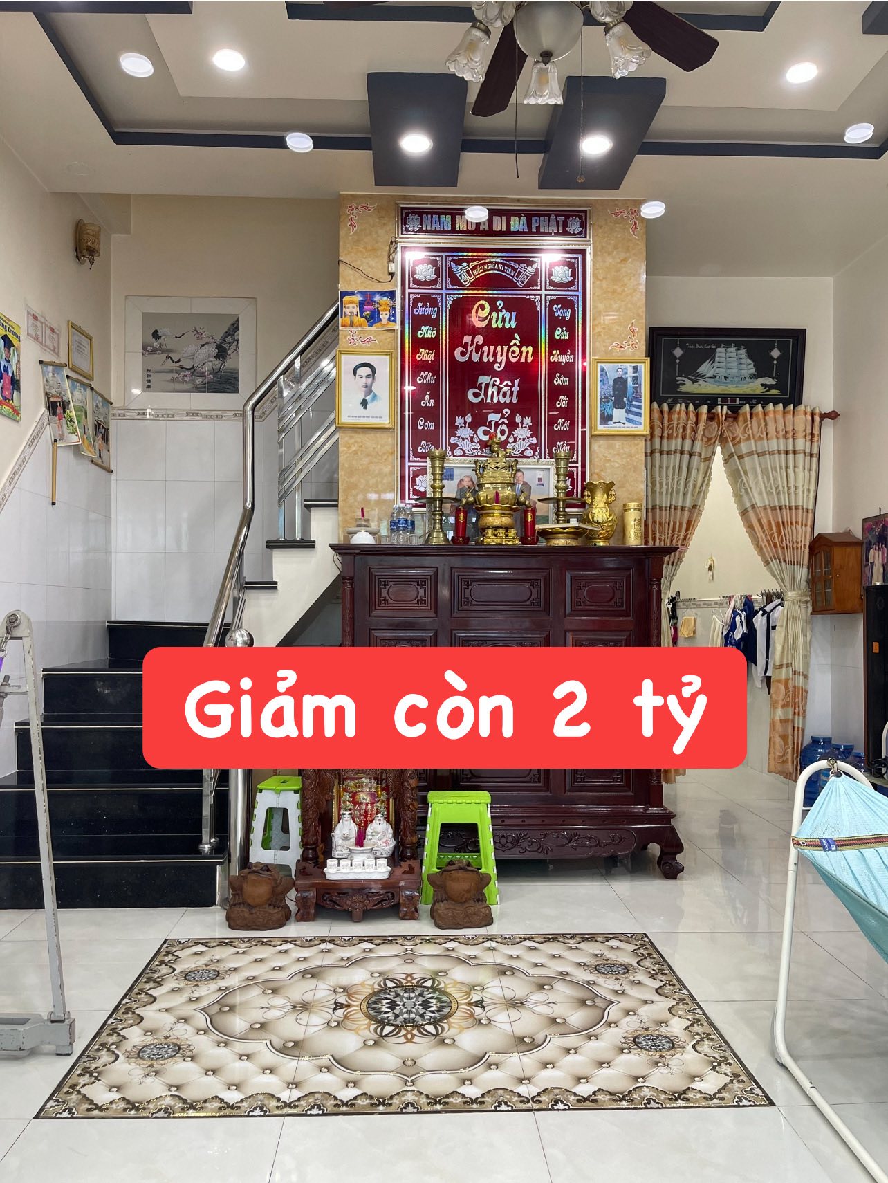 Bán nhà 1 trệt 1 lầu KDC Khóm 8, Châu Đốc, An Giang - 2 tỷ