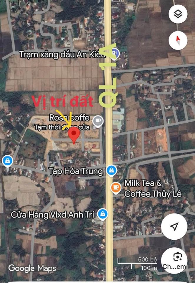 Bán gấp lô đất 218m² mặt tiền 6m tại Vạn Phước, Bình Định giá tốt