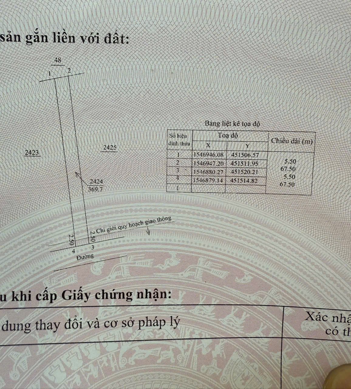 Đất vườn nghỉ dưỡng Lý Thường Kiệt, Gia Lai - Ngang 5.5m, dài 67.5m