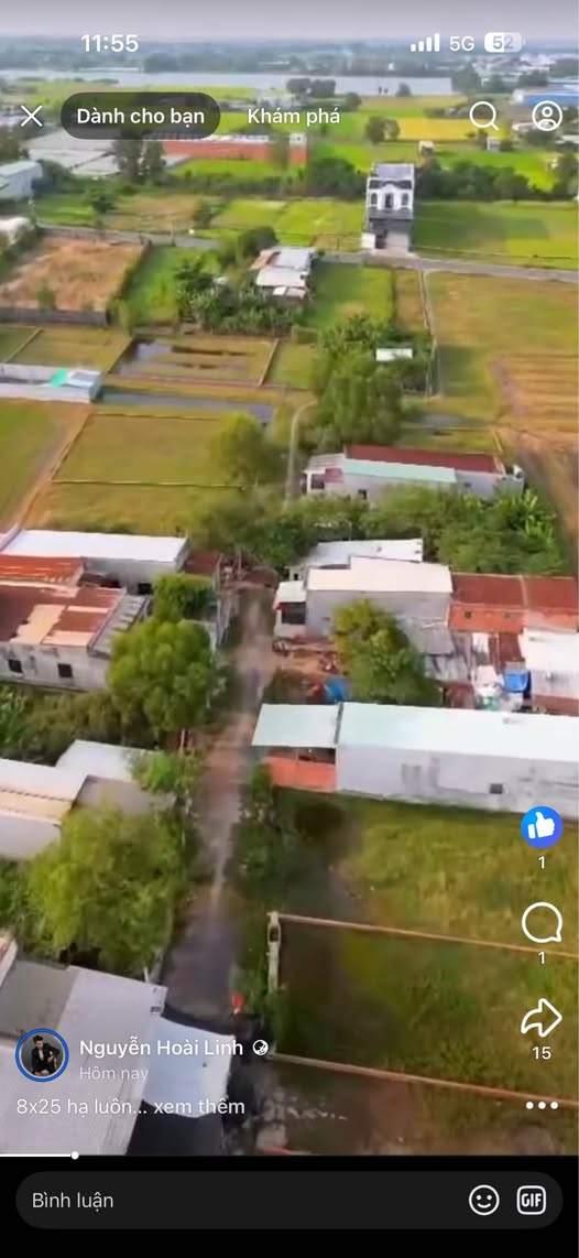 Bán nền thổ cư 8mx25m tại Đức Hòa, Long An - Giá chỉ 1.35 tỷ