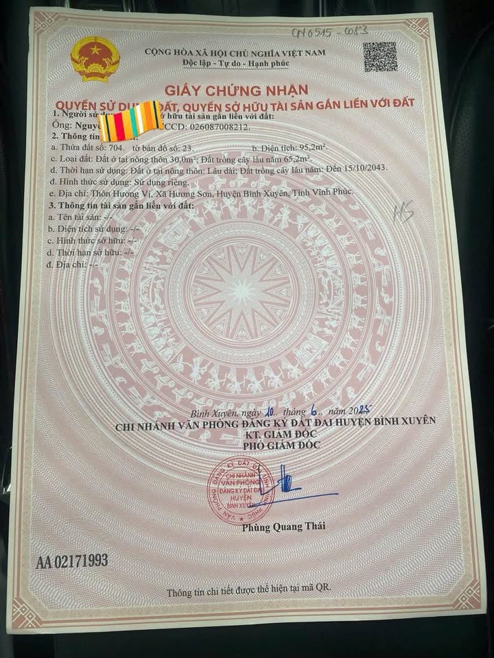 Cơ hội sở hữu ngay lô đất vàng tại Vĩnh Yên, Vĩnh Phúc