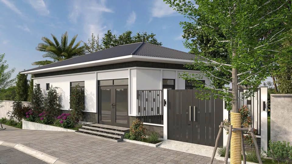 Nhà C4 mới tinh khu B6, mặt tiền 14m, ô tô đỗ cửa, gần chợ, trường học