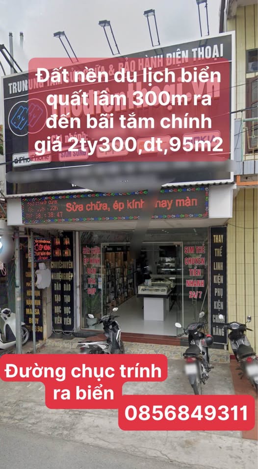 Đất biển Quất Lâm - Sổ đỏ 95m2, giá 2.3 tỷ, tiềm năng sinh lời đỉnh