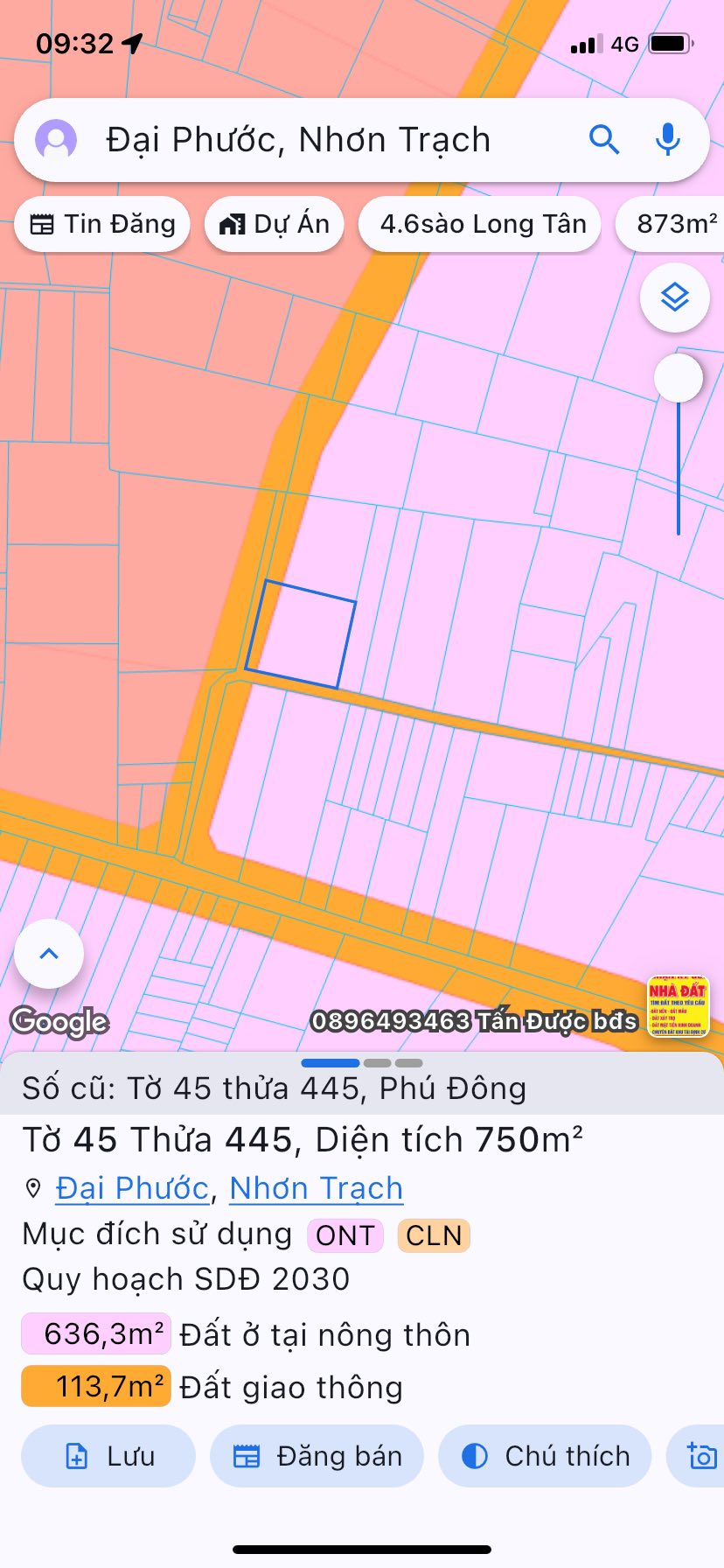 Siêu phẩm đất nền Đại Phước đang chờ chủ nhân mới