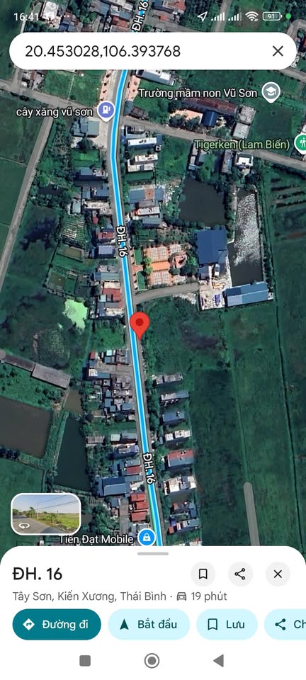 Bán đất mặt đường Tây Sơn, Kiến Xương, Thái Bình - Vị trí kinh doanh sầm uất