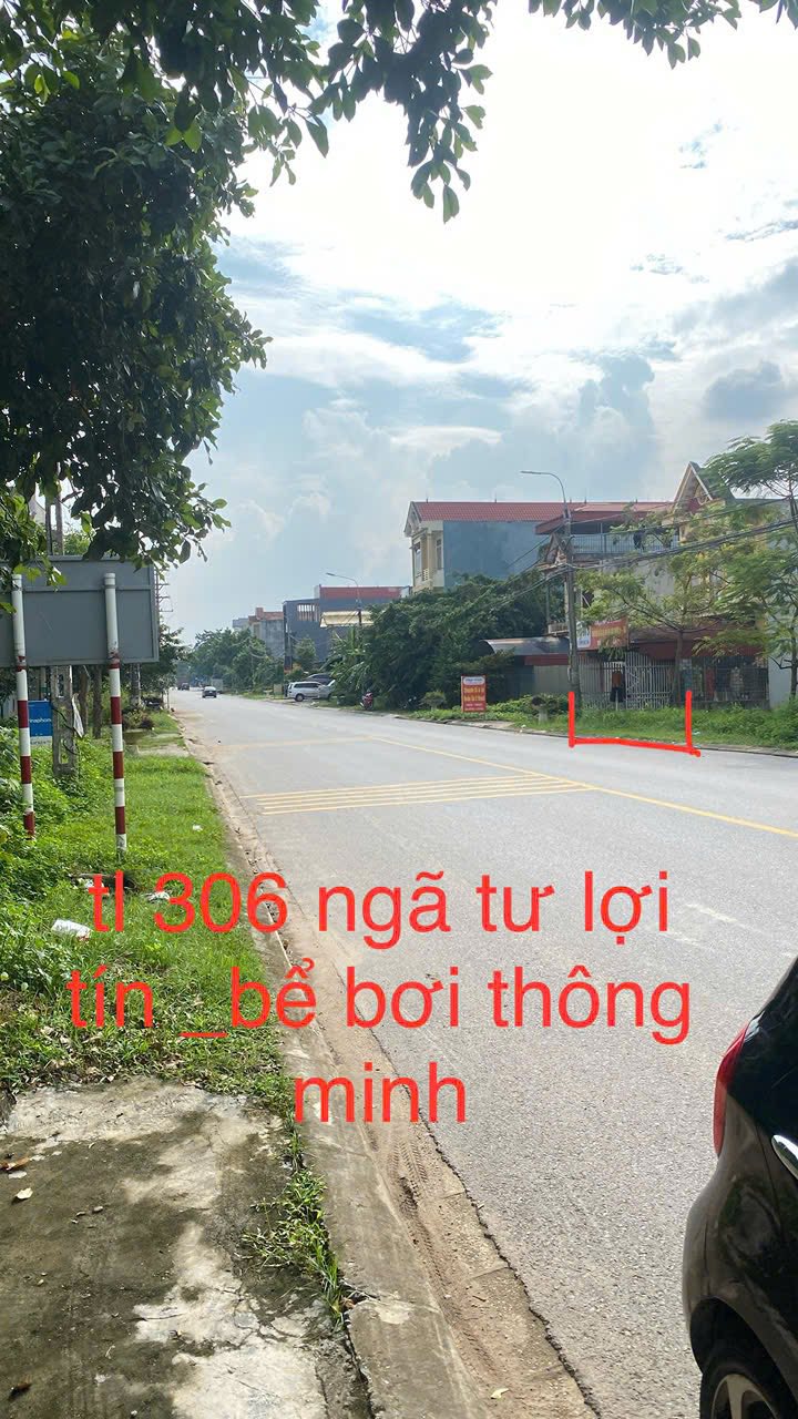 Đất thổ cư 100m2, trục chính tỉnh lộ 306, Lập Thạch, Vĩnh Phúc, giá 3.1 tỷ