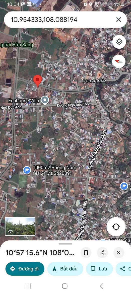 Đất 2 mặt tiền Phong Nẫm - 530m² - 1.6 tỷ - Cơ hội đầu tư sinh lời