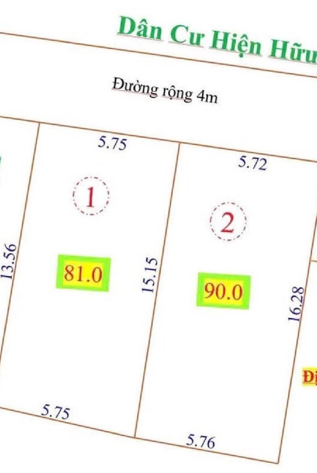 Cơ hội sở hữu lô đất tuyệt đẹp tại Trung Giã, Sóc Sơn, Hà Nội với diện tích 81m²