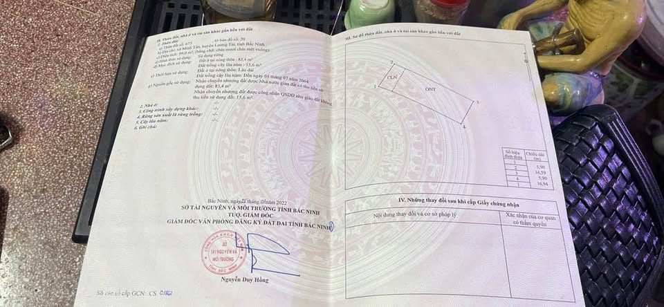 Nhất Trai, Gia Bình - Đất nền hiếm hoi gần trường học, giá chỉ 1 tỷ