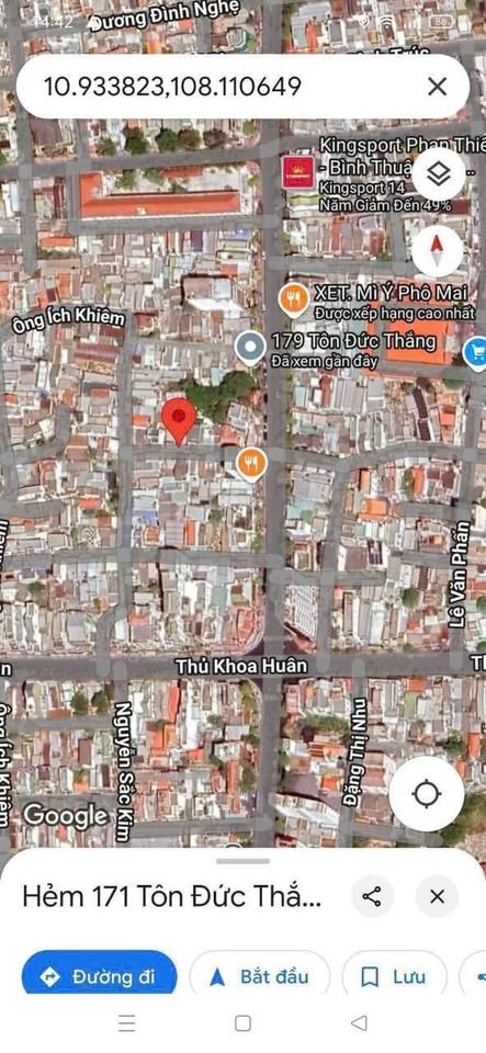 Bất động sản thổ cư tọa lạc tại vị trí trung tâm thành phố Phan Thiết, tỉnh Bình Thuận