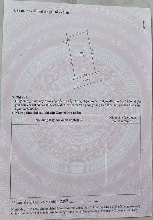 Chính chủ gửi bán mảnh đất vàng tại thôn Yên Trường