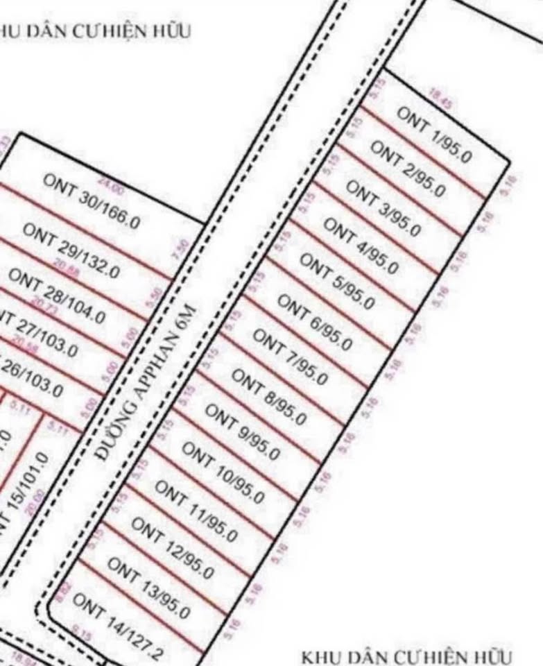 Bán đất vuông vắn 95m2, lô góc cạnh trục chính và trường học tại Gia Bình, Bắc Ninh