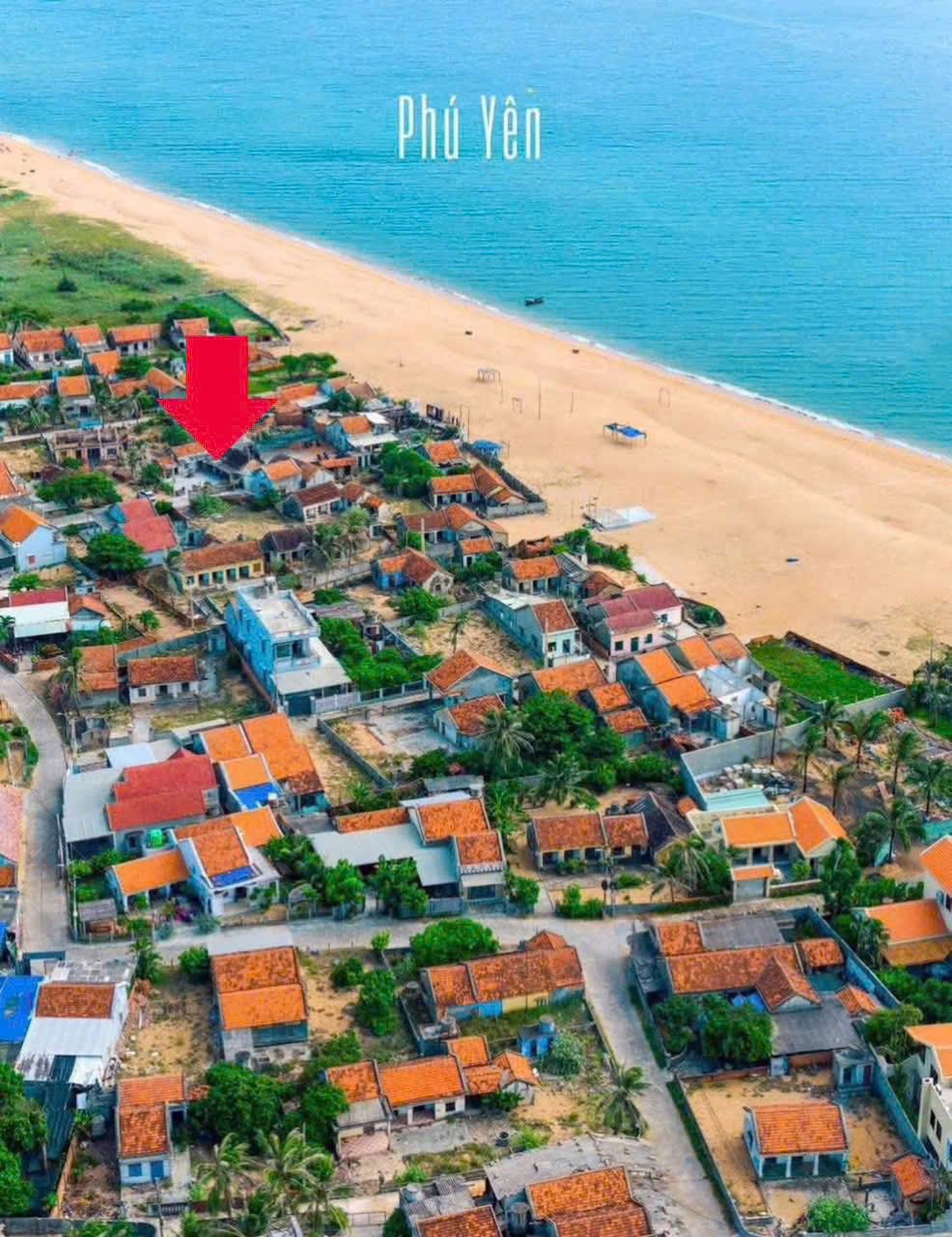 Đất vàng Biển Lò, Phú Yên 20m mặt tiền hướng biển