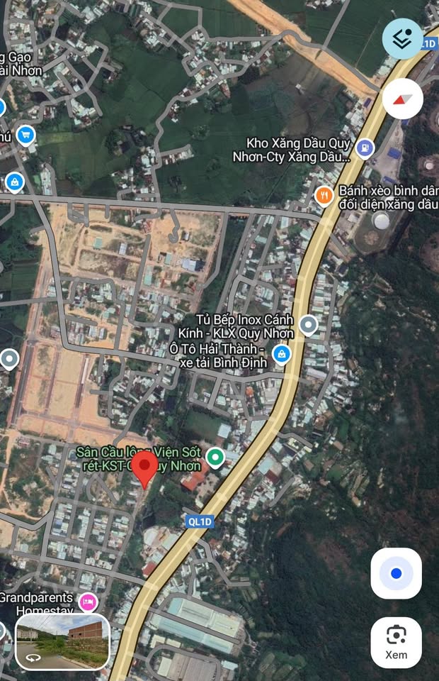 Đất thổ cư khu dân cư ổn định tại Quy Nhơn - Diện tích 82.8m2, lộ giới 14m