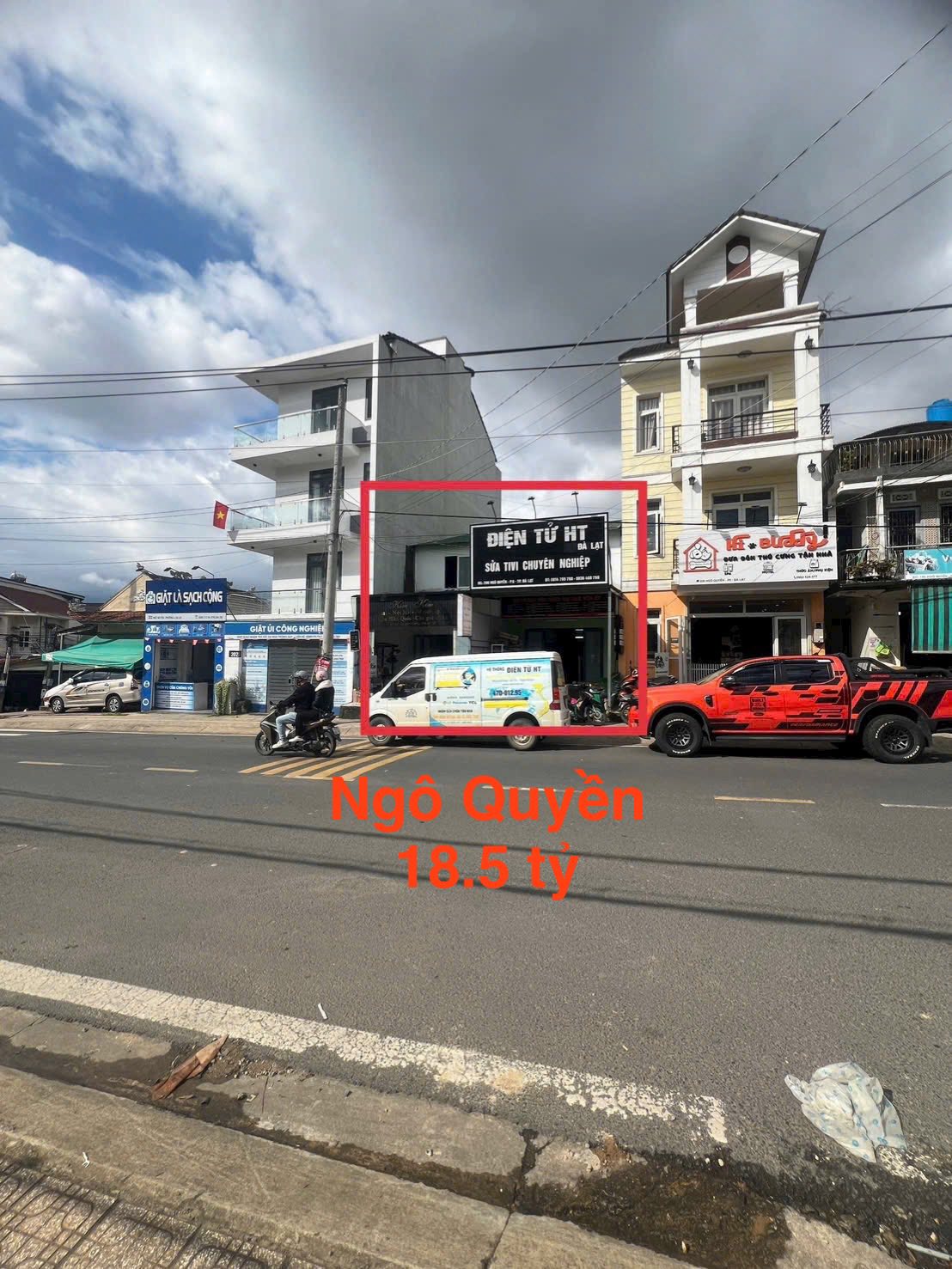 Bán đất mặt tiền kinh doanh đường Ngô Quyền, Đà Lạt - 145m2, ngang 8.2m, giá 18.5 tỷ