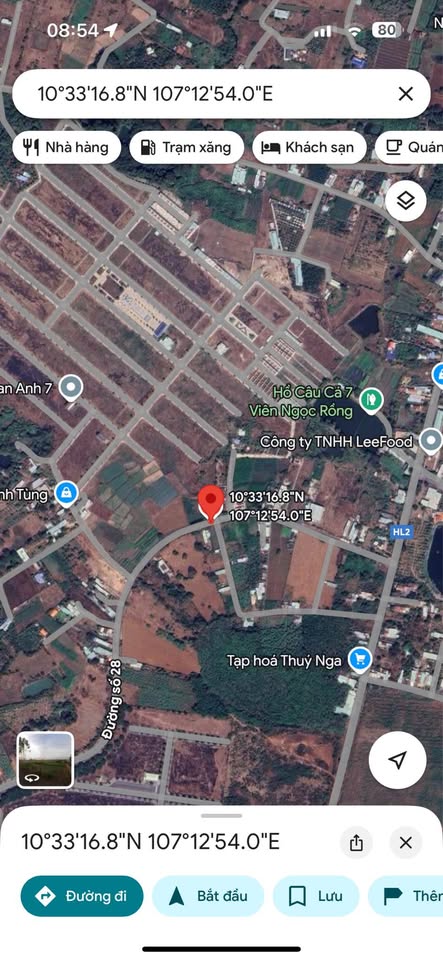 Bán đất 200m2 mặt tiền nhựa đường số 28, Phường Tam Long, Bà Rịa - Vũng Tàu