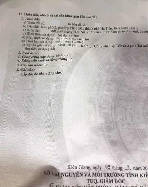 Đất vàng Hà Tiên 589m² mặt tiền Nguyễn Văn Cừ, lộc phát từng ngày