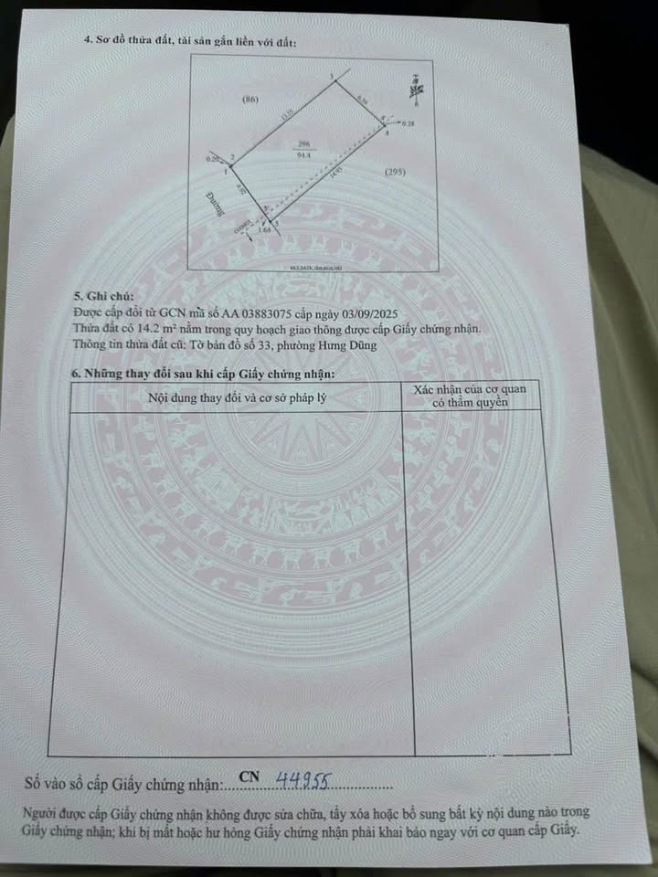 Siêu phẩm đất nền chính chủ gửi bán tại ngõ Nguyễn Duy Trinh, thành phố Vinh