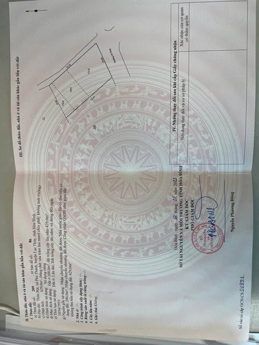 Lô đất 2 mặt tiền siêu phẩm tại Lạc Thủy - Đầu tư là lời