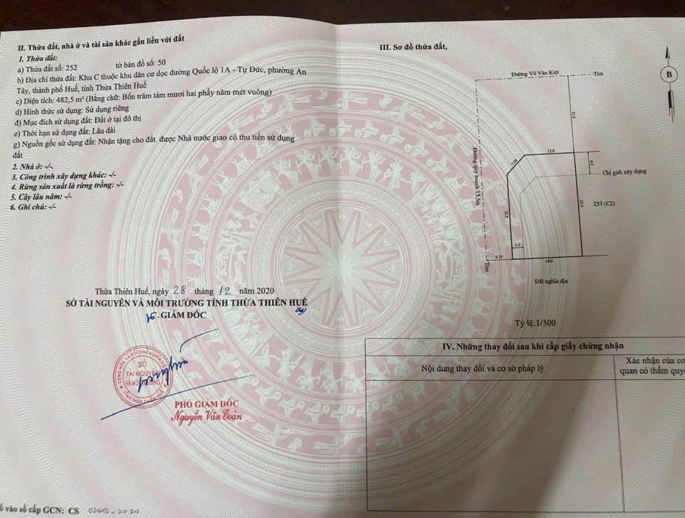 Đất vàng 2 mặt tiền Võ Văn Kiệt, Huế - Cơ hội đầu tư sinh lời khủng