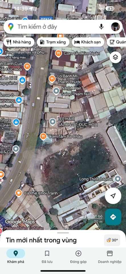 Bán đất thổ cư 397m2 tại Đức Hòa, Long An