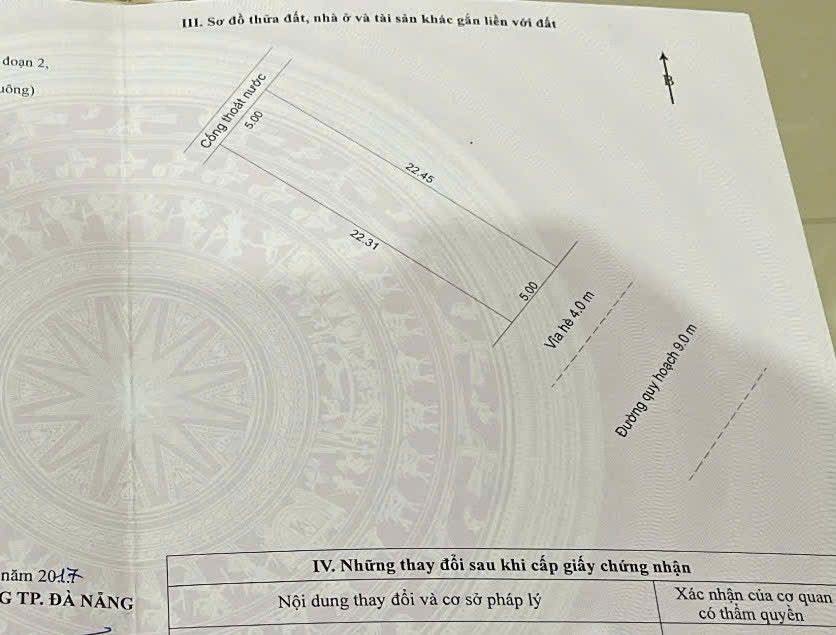 Bán lô đất đẹp, mặt tiền đường 29 tháng 3, Hòa Xuân, Đà Nẵng