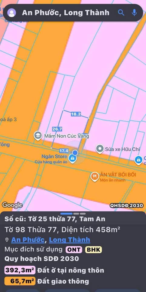 Siêu lô góc 174m2 tại Hóc Môn, thành phố Hồ Chí Minh, sở hữu mặt tiền kinh doanh đắc địa