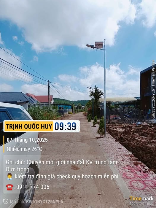 Đất nền 75m2 thổ cư, 2 mặt tiền đường bê tông, cách Sân bay Đà Lạt 7.5km
