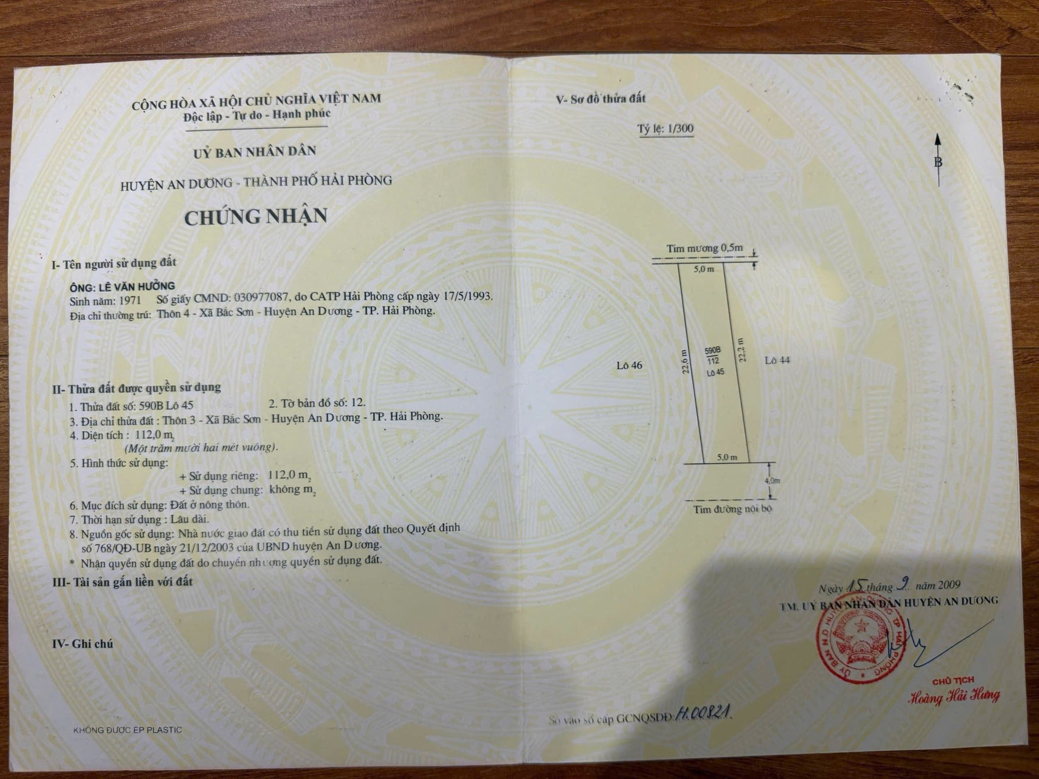 Cơ hội sở hữu ngay căn chung cư tại thôn 3, xã Bắc Sơn, huyện An Dương, thành phố Hải Phòng