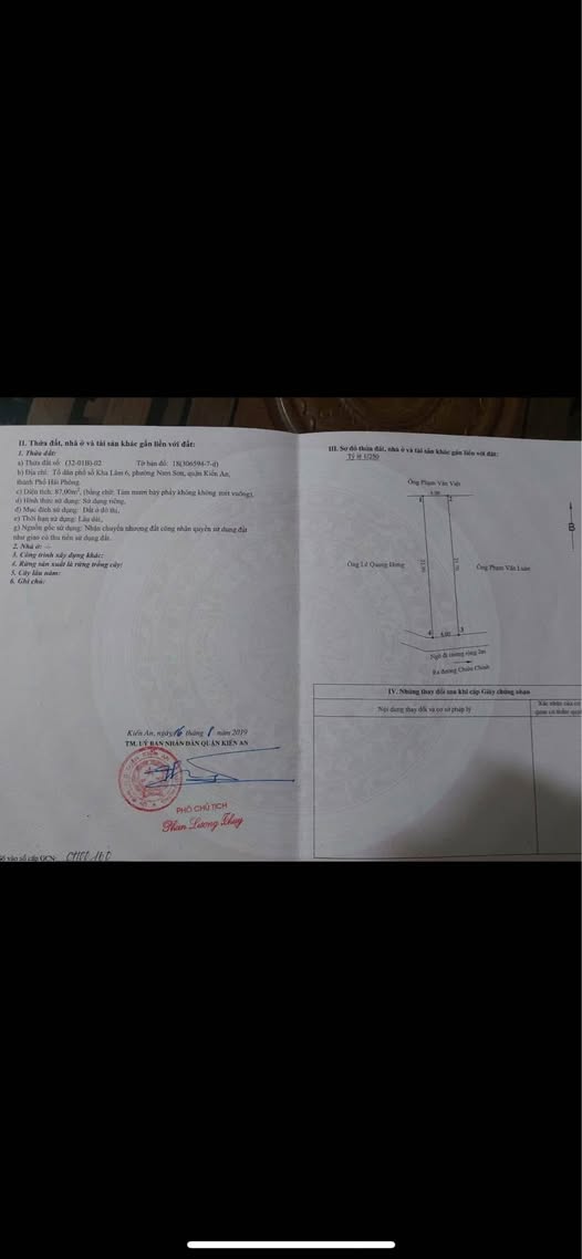 Đất Chiêu Chinh, Kiến An 87m² sát trường chợ, sổ đỏ sẵn sàng, giá mềm