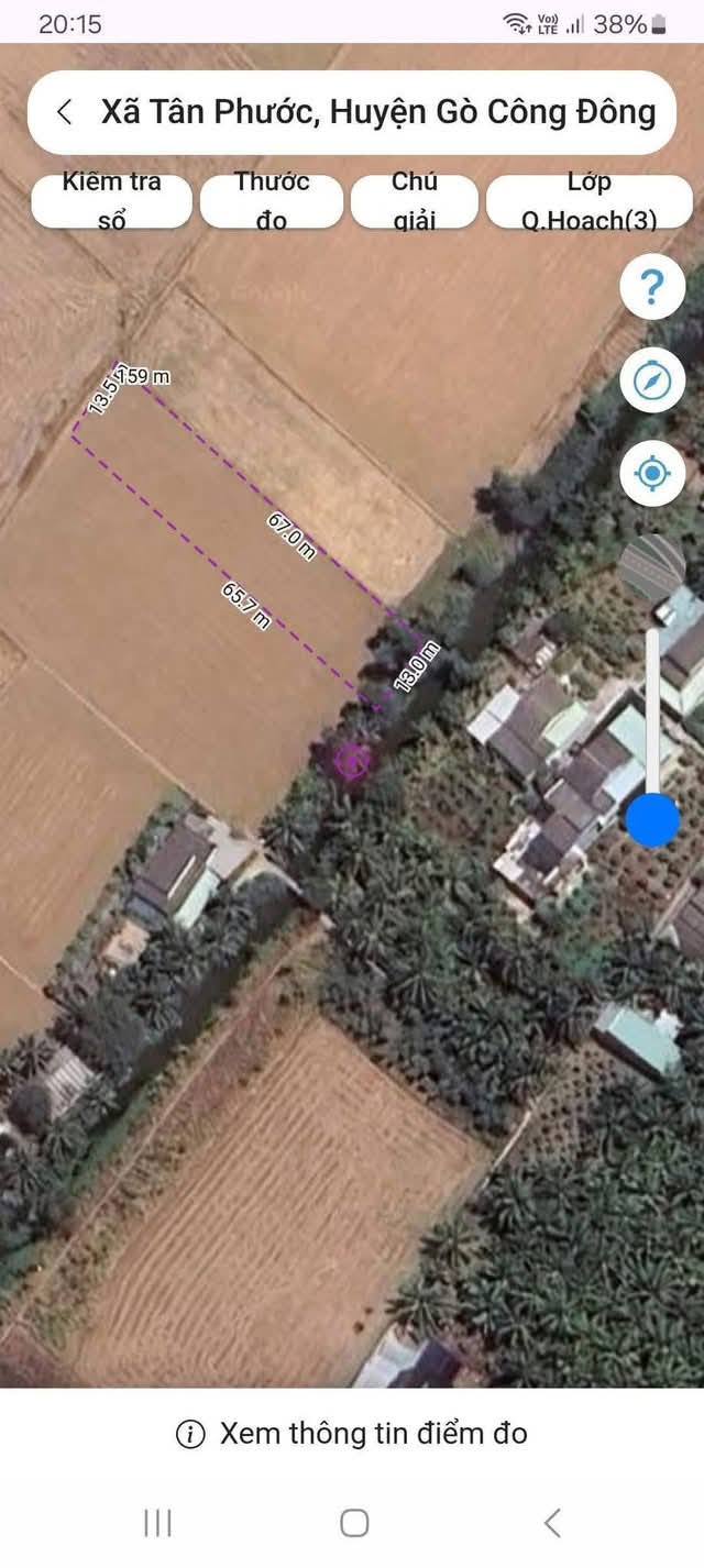 Cơ hội sở hữu ngay 900m2 đất ruộng tuyệt đẹp tại xã Tân Đông mới