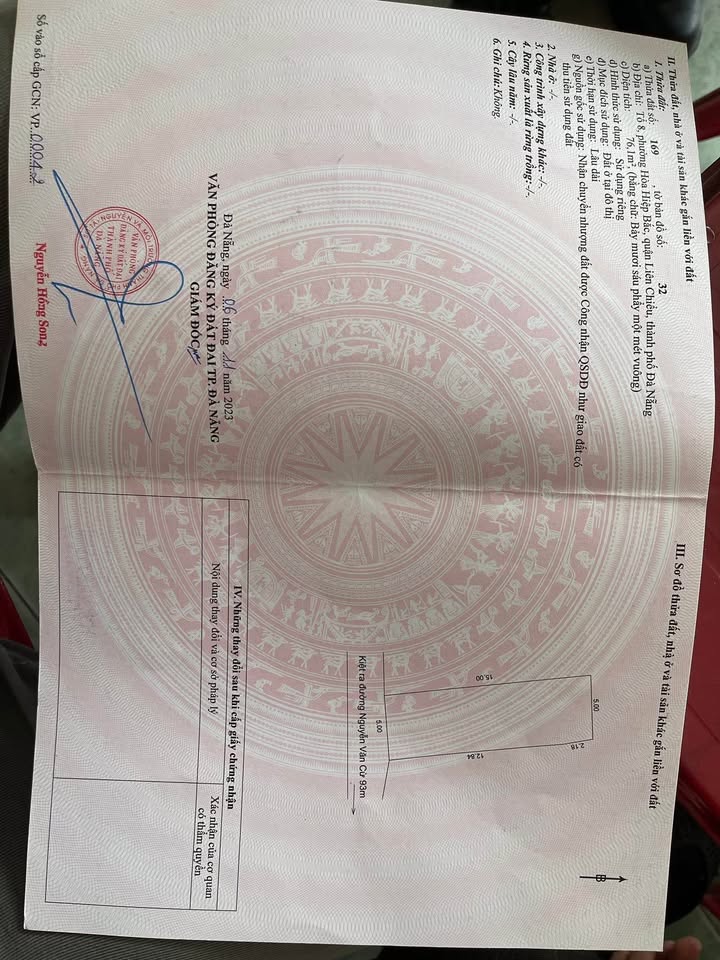 Lô đất vuông vắn 76.1m2 tại kiệt Nguyễn Văn Cừ, Hội An