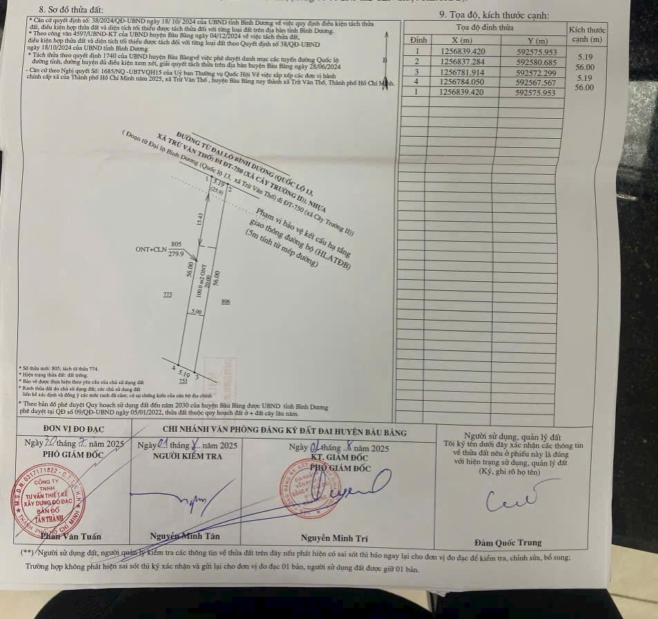 Lạc giữa lòng xã Trừ Văn Thố, Bàu Bàng, Bình Dương, một mảnh đất 280m²