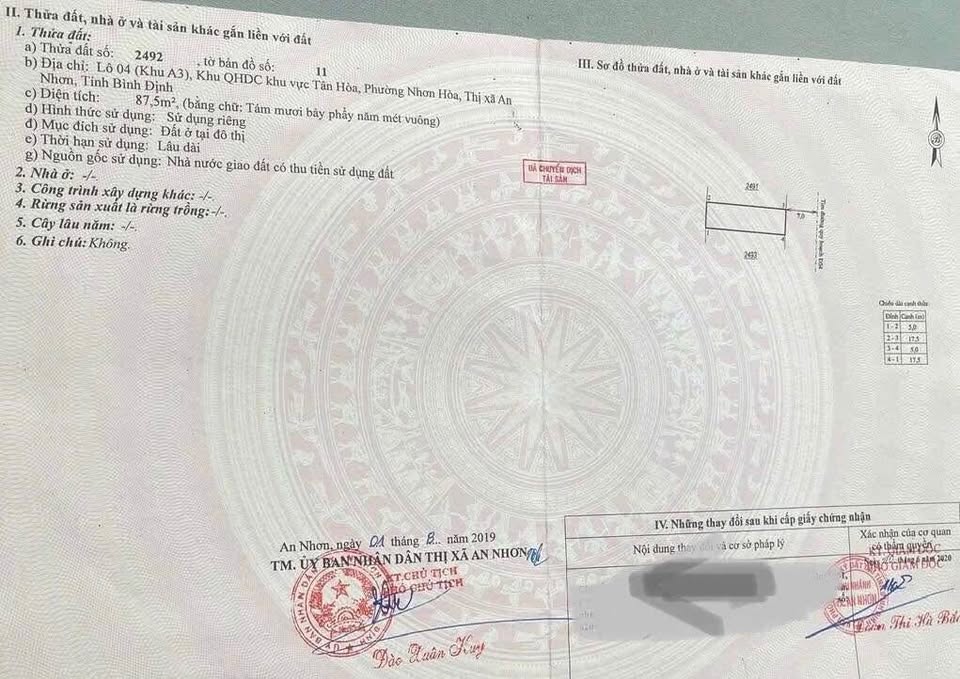 Đất mặt tiền 14m, dân cư đông đúc, cực kỳ thuận tiện cho việc đi lại và sinh hoạt