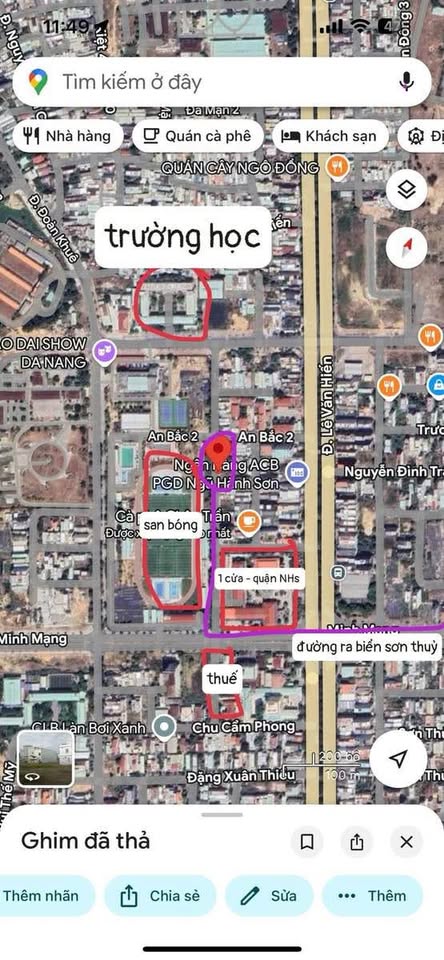 Cơ hội vàng sở hữu ngay lô đất cực đẹp tại khu vực Ngũ Hành Sơn, Mỹ Khê, Mỹ An, Đà Nẵng