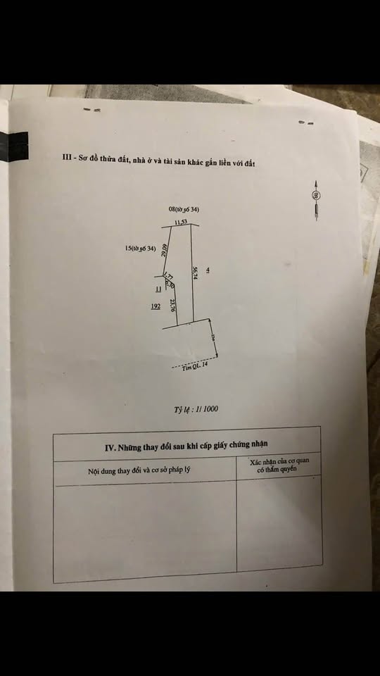 Bán gấp lô đất mặt tiền QL14, đối diện bệnh viện tỉnh Đồng Nai, giá sập sàn