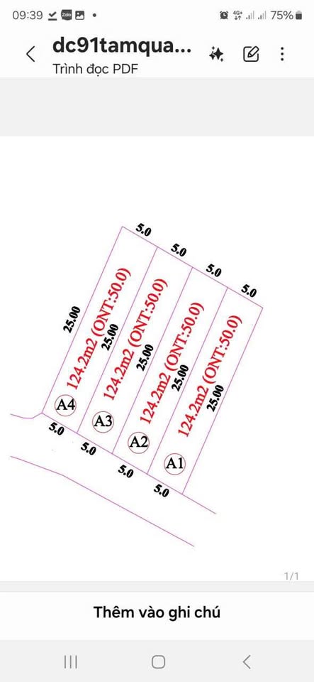 Đất thổ cư Tam Quan, Tam Đảo - Vị trí đắc địa, sinh lời cao