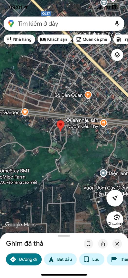 Mảnh đất vuông vắn, nở hậu tại Tân Lập, Đắk Lắk, cơ hội đầu tư hấp dẫn