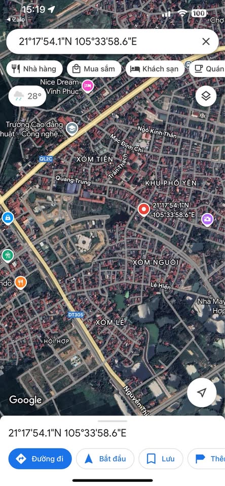 Bán ô góc 100m² mặt tiền 13.5m, Vĩnh Yên - Vị trí đắc địa, dân cư sầm uất