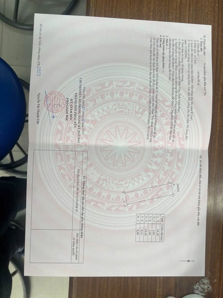 Bán đất trục chính Cao Minh, Phúc Yên, Vĩnh Phúc - 190m2, mặt tiền 6m