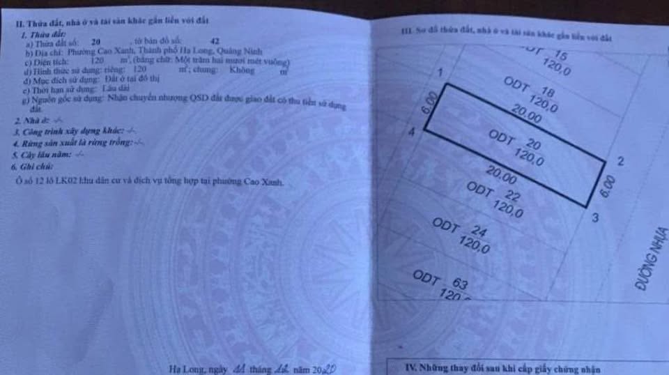 Đất nền ven biển hiếm hoi tại Hạ Long sổ đỏ chính chủ, tiềm năng sinh lời cao