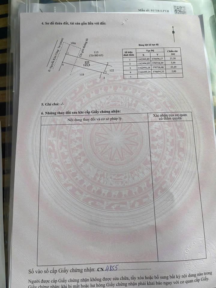 Bán đất 116m² vuông vức, sổ hồng riêng tại Tây Ninh chỉ 1,7 tỷ