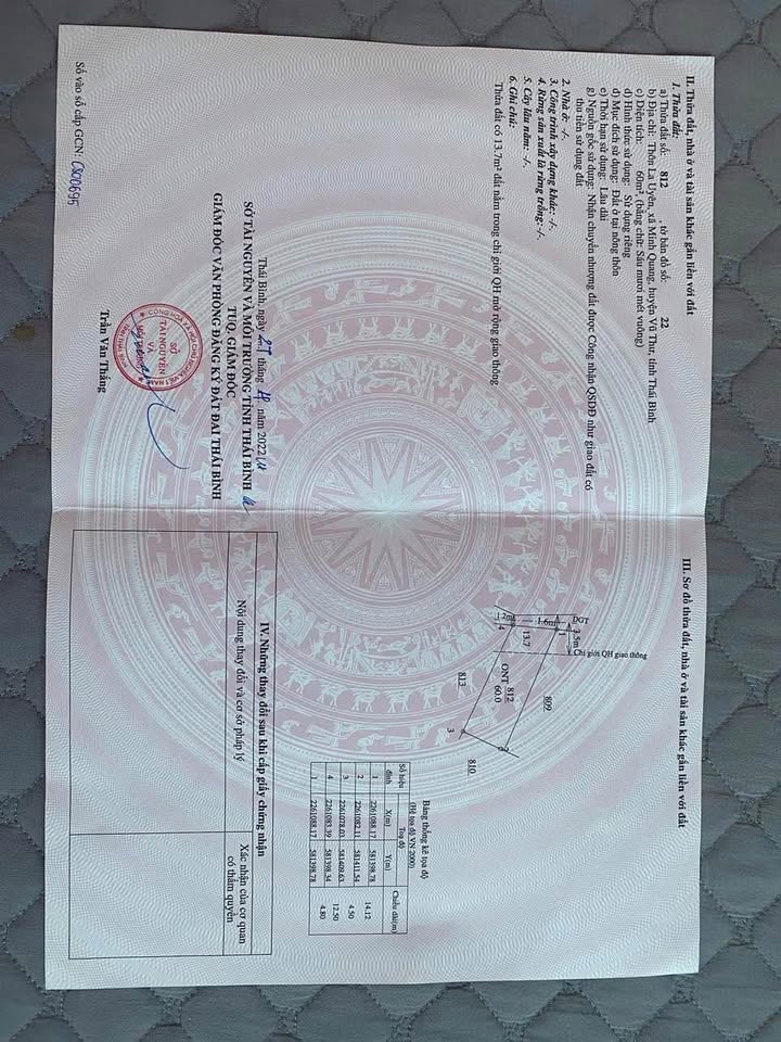 Đất vàng 60m2 Vũ Thư, sổ đỏ chính chủ, cơ hội không thể bỏ lỡ