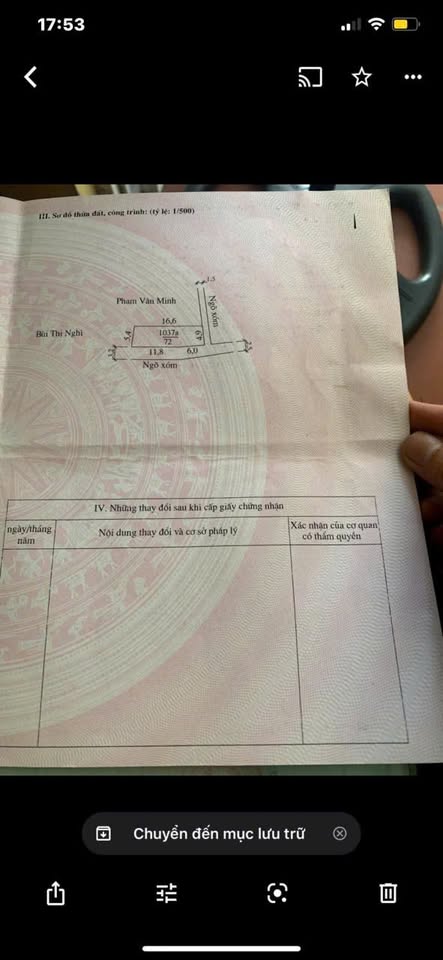 Bán đất Dương Kinh, Hải Phòng - 72m2, mặt tiền 4.9m, ô tô đỗ cửa