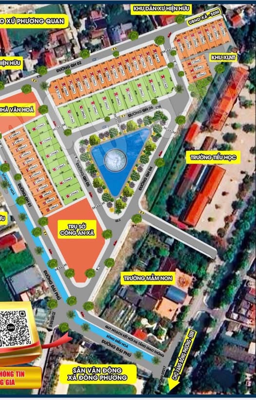 Đất đấu giá Đông Phương, Thái Bình - Diện tích 120m², giá chỉ từ 5xx triệu