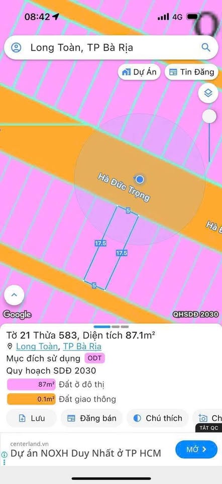 Chào mừng đến với cơ hội vàng để sở hữu lô đất mặt tiền Hà Đức Trọng