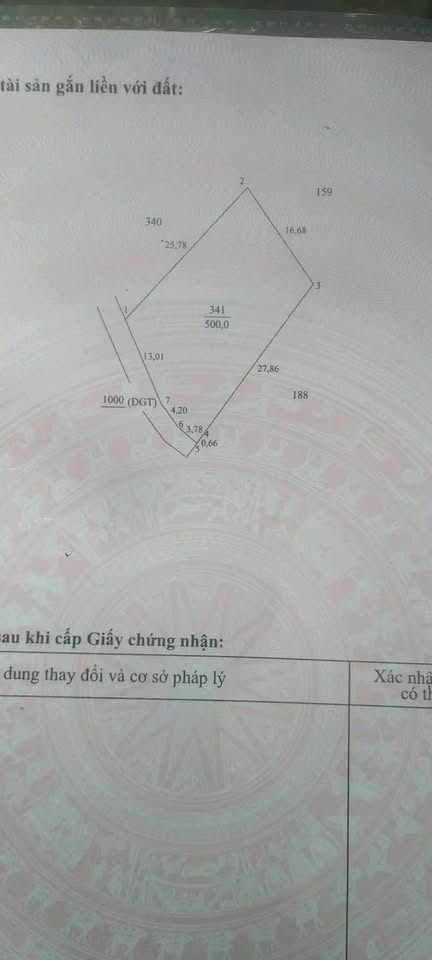 Đất 500m2, làm vườn, thả cá, khỏi lo quy hoạch