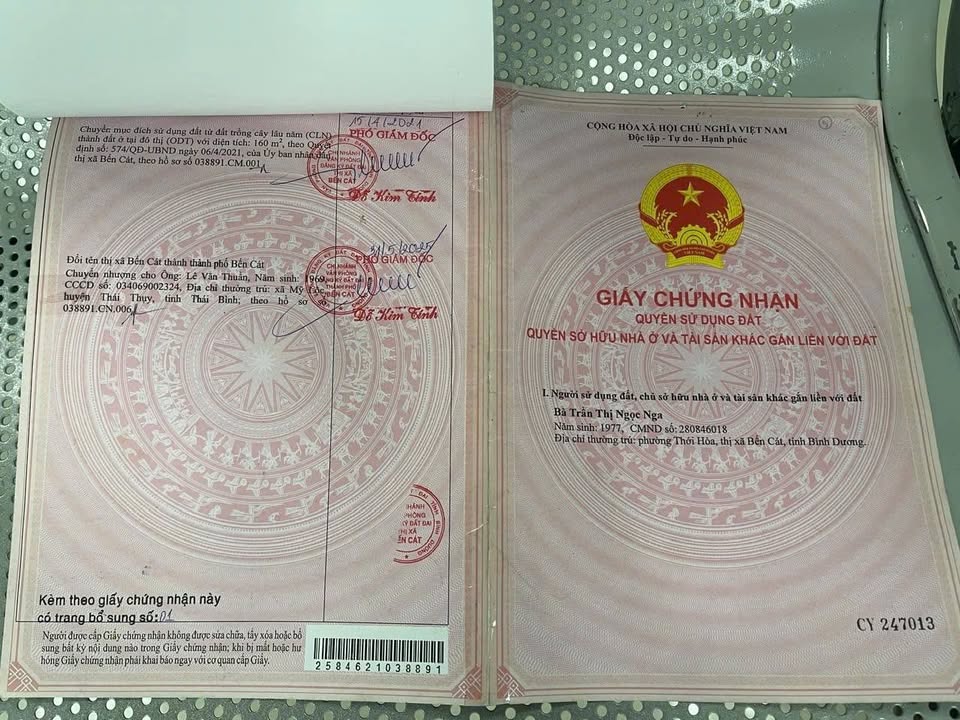 Bán gấp lô đất vàng phường Thới Hòa, Bến Cát - Cơ hội đầu tư sinh lời