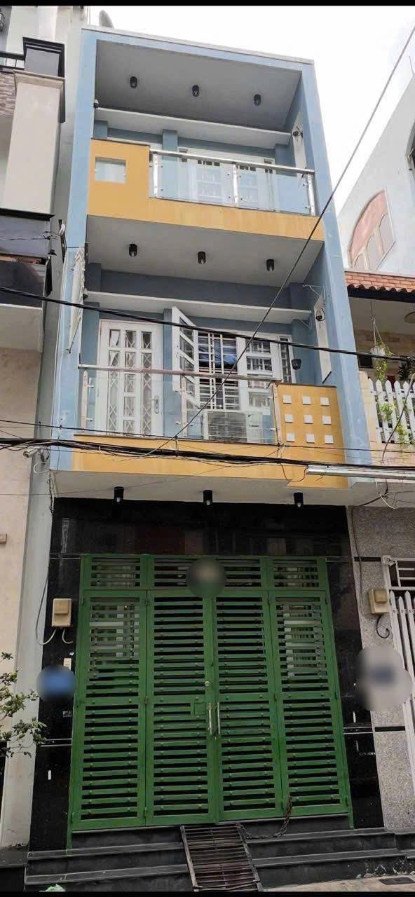 Nhà hẻm xe hơi Nguyễn Cảnh Chân 4m x 16m, 3 tầng bê tông cốt thép, 4 phòng ngủ