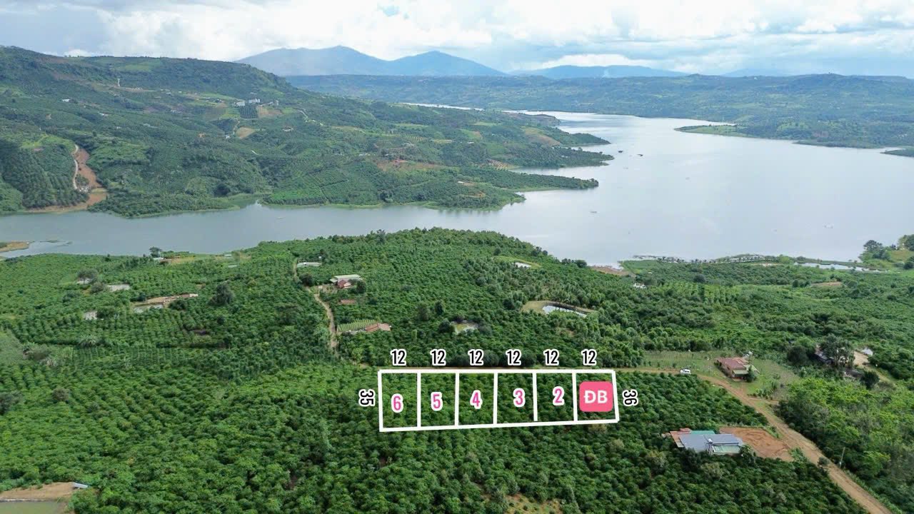 Bán đất nền mặt sông, đường ô tô, sổ sẵn tại Lâm Hà, Lâm Đồng